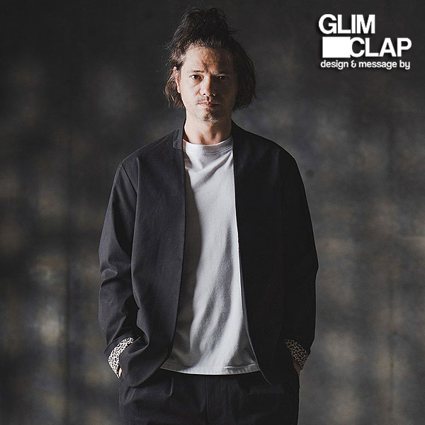2025 秋冬 1st 先行予約 8月中旬～下旬入荷予定 グリムクラップ GLIMCLAP Minimal Jacket -stretch chino cloth- 19-001-gla-cf メンズ ジャケット 送料無料 キャンセル不可