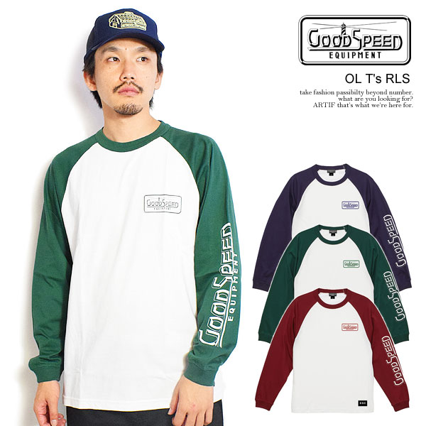 グッドスピード イクイップメント GOODSPEED equipment GOODSPEED equipment OL T's RLS gse-wfv-ts-ol-rls メンズ Tシャツ 長袖 ロンT ラグラン 送料無料 ストリート