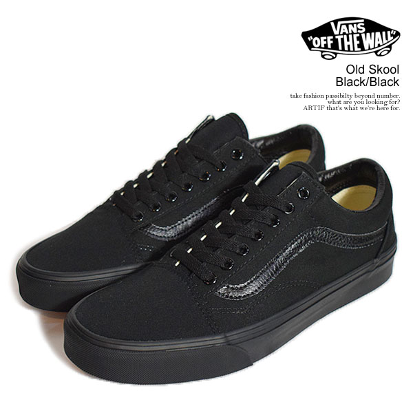 バンズ VANS Old Skool Black/Black vn000d3hbka メンズ スニーカー オールドスクール シューズ ヴァンズ 送料無料 ストリート
