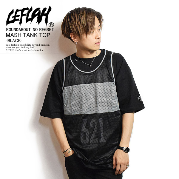 楽天市場】50％OFF SALE セール LEFLAH レフラー MESH TANK TOP -BLACK