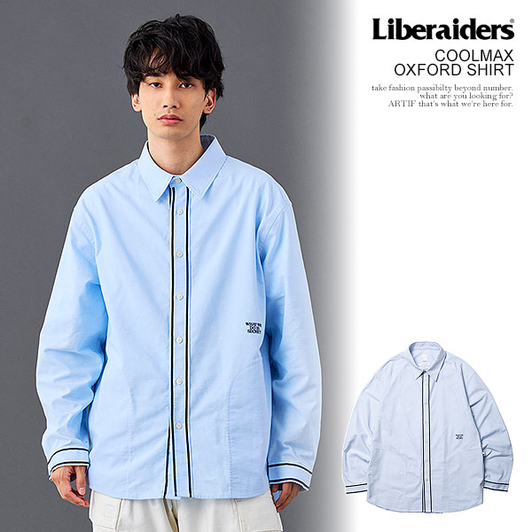 リベレイダース Liberaiders COOLMAX OXFORD SHIRT 731032601 メンズ シャツ 長袖シャツ クールマックス オックスフォードシャツ 送料無料 ストリート｜nisky
