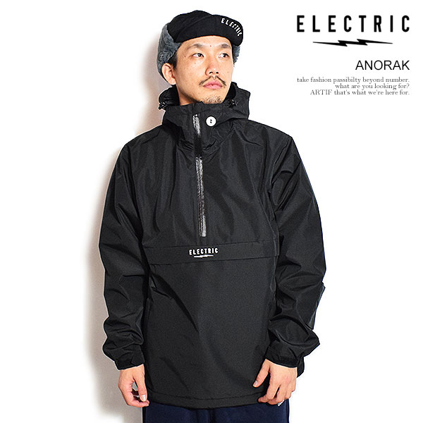 エレクトリック ELECTRIC ANORAK e25fj06 メンズ 上衣 パーカ ハーフジップ アウトドア 余暇 貨物輸送無料 表どおり