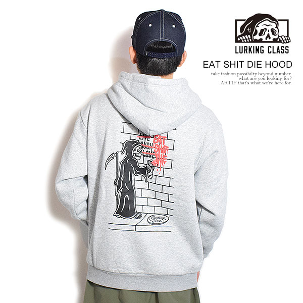 ラーキングクラス LURKING CLASS EAT SHIT DIE HOOD st25fu11 メンズ パーカー プルオーバー SKETCHY TANK 送料無料 ストリート｜nisky