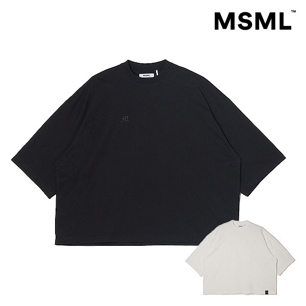 2026 春夏 先行予約 3月中旬～下旬入荷予定 エムエスエムエル MSML HALF SLEEVE WIDE T-SHIRT ms1-02f1-cs06 Tシャツ 送料無料 キャンセル不可