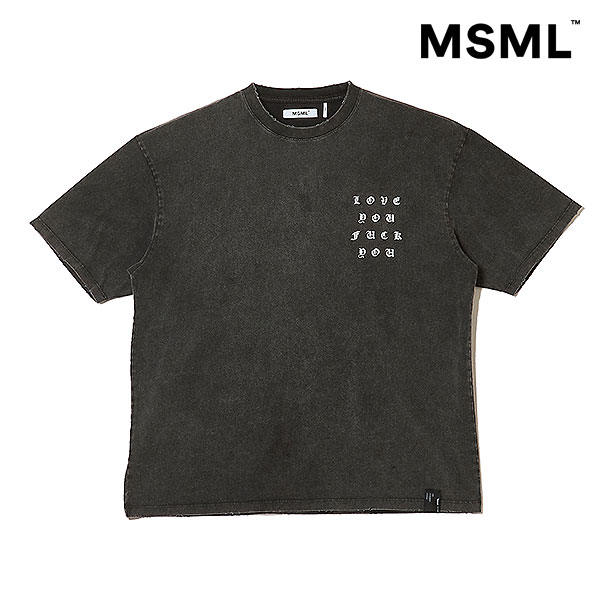 2026 春夏 先行予約 3月中旬~下旬入荷予定 エムエスエムエル MSML LOVE YOU FUCK YOU T SHIRT ms1-02f1-cs23 Tシャツ 送料無料 キャンセル不可
