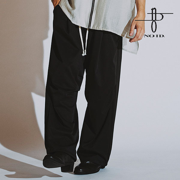 30％OFF SALE セール ノーアイディー NO ID. イージーバギーパラシュートトラウザーズ 856006-037p メンズ パンツ イージーパンツ ワイドパンツ 送料無料