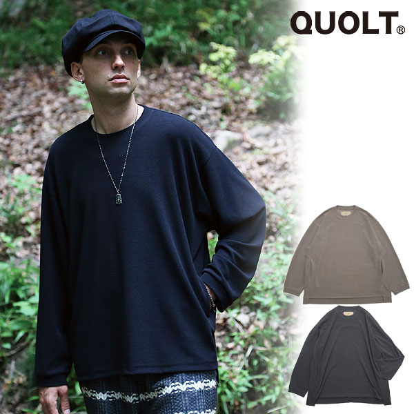 2025 秋冬 先行予約 9月上旬～中旬入荷予定 クオルト QUOLT WEMBLEY KNITSEW 901t-1875 メンズ ニット 送料無料 キャンセル不可