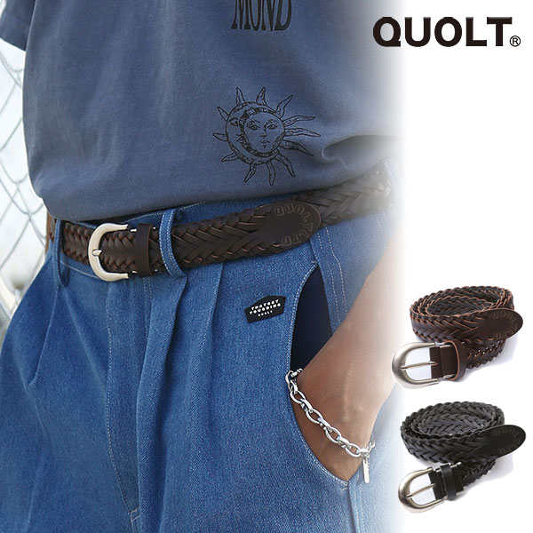 クオルト QUOLT MESH BELT 901t-1924 メンズ ベルト 送料無料