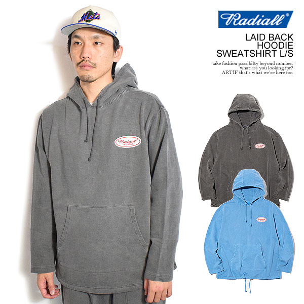 30％OFF SALE セール ラディアル RADIALL LAID BACK - HOODIE SWEATSHIRT L/S rad-25aw-cut001 メンズ パーカー プルオーバー ピグメント加工 送料無料 ストリート 13,860円
