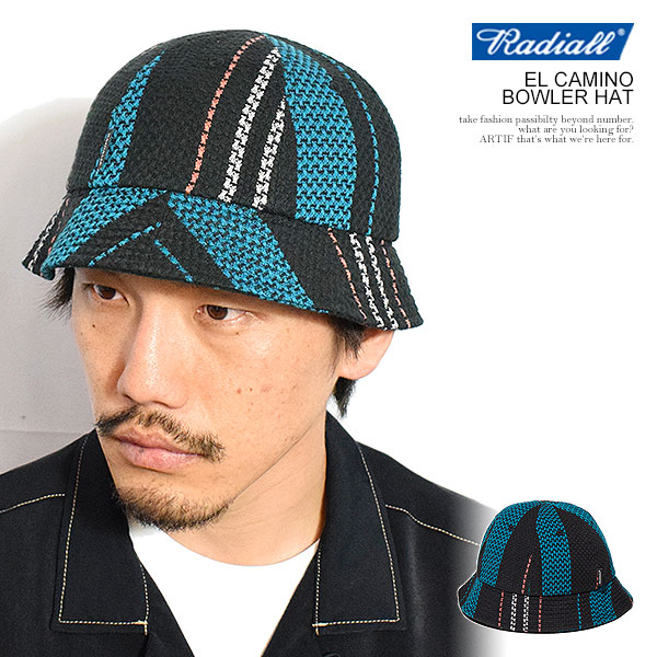ラディアル RADIALL EL CAMINO - BOWLER HAT rad-26ss-hat008 radiall メンズ ハット ボールハット メキシカンボーダー 送料無料 ストリート