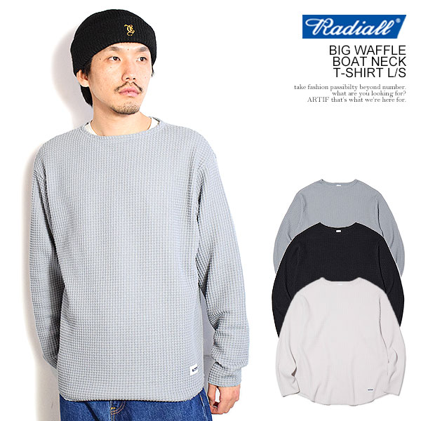 ラディアル RADIALL BIG WAFFLE - BOAT NECK T-SHIRT L/S rad-bwf001a radiall メンズ プルオーバー 長袖 ロンT ワーヘル サーマル 貨物輸送無料 表どおり