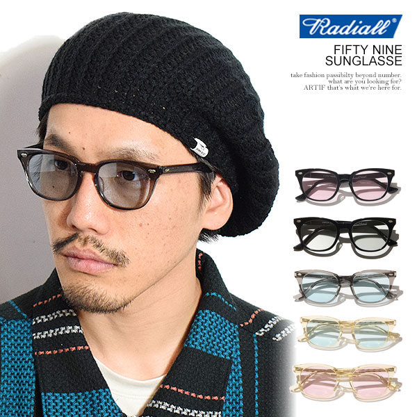 ラディアル RADIALL FIFTY NINE - SUNGLASSES rad-gls004b radiall メンズ サングラス ウェリントン 国内生産 メガネ 送料無料 ストリート