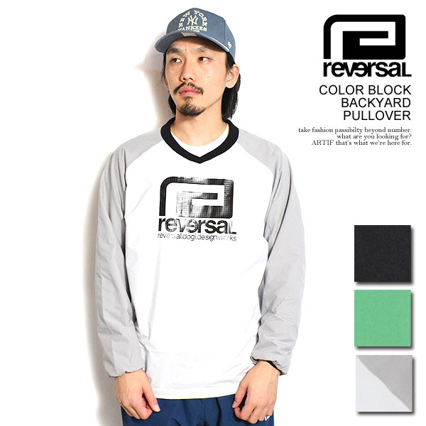 30％OFF SALE 大売り出し リバーエテ公 reversal COLOR BLOCK BACKYARD PULLOVER rv24aw307 メンズ ティーシャツ上衣 長袖 ピステ 形づくる rvddw 貨物輸送無料 表どおり