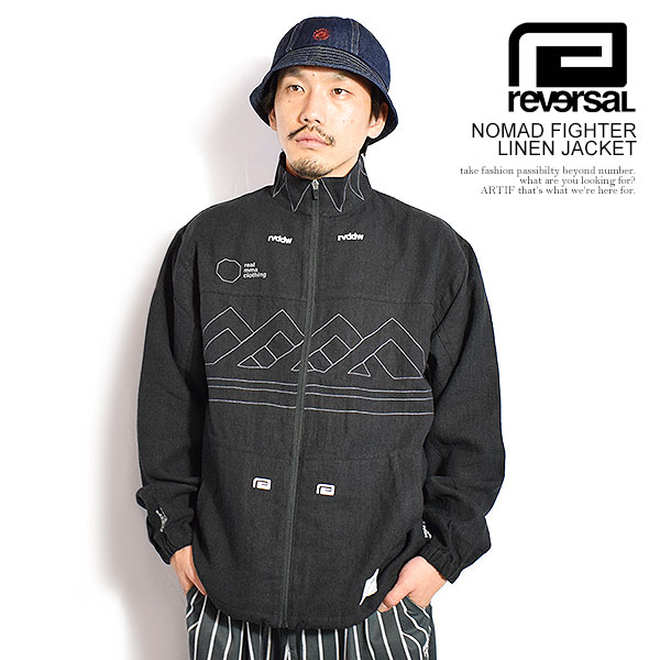 リバーサル reversal NOMAD FIGHTER LINEN JACKET rv26ss302 メンズ ジャケット トラックジャケット rvddw リネン 送料無料 ストリート