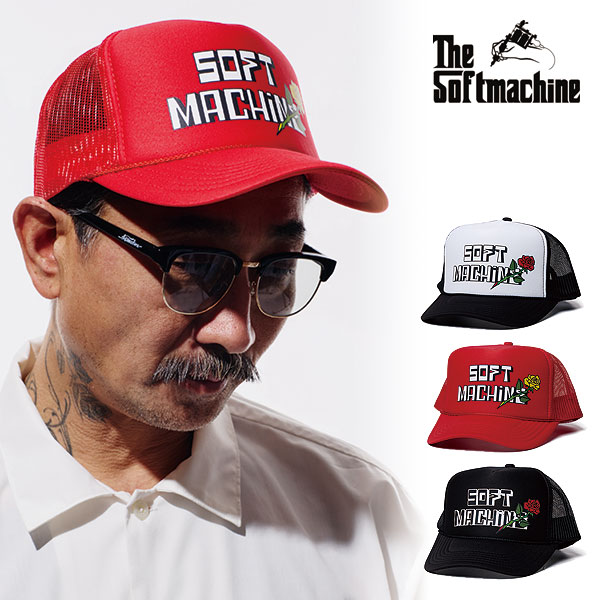 2026 夏 先行予約 6月~7月入荷予定 ソフトマシーン SOFTMACHINE HISTORIA CAP (MESH CAP) soft26sv-hiscap メンズ キャップ 送料無料 キャンセル不可