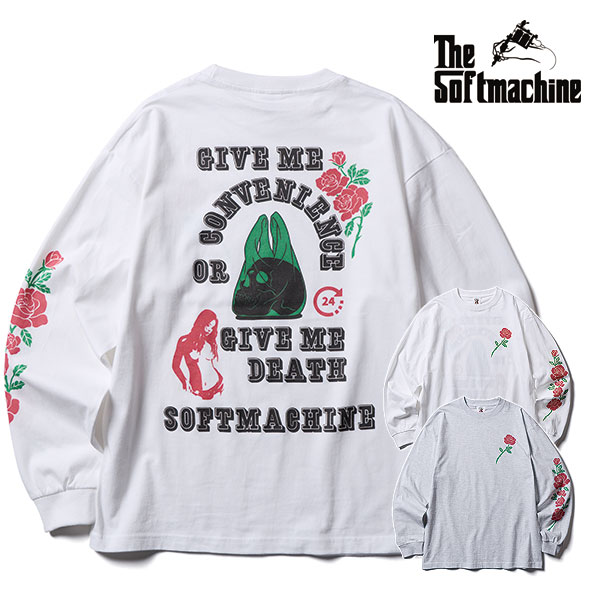 2026 夏 先行予約 8月～9月入荷予定 ソフトマシーン SOFTMACHINE VALUE L/S (L/S T-SHIRTS) soft26sv-valuls メンズ Tシャツ 送料無料 キャンセル不可｜nisky 8,250円