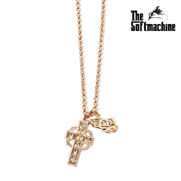 【受注生み出すこと商いもの (3週～1ヶ月)】 ソフトマシーン SOFTMACHINE FAITH soft-faithneck メンズ 頸飾り 貨物輸送無料 取りやめる不可