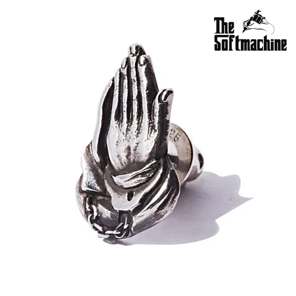 【受注生産商品 (3週間～1ヶ月)】 ソフトマシーン SOFTMACHINE PRAY PIERCE -925SV- soft-prayprcs メンズ ピアス 送料無料 キャンセル不可