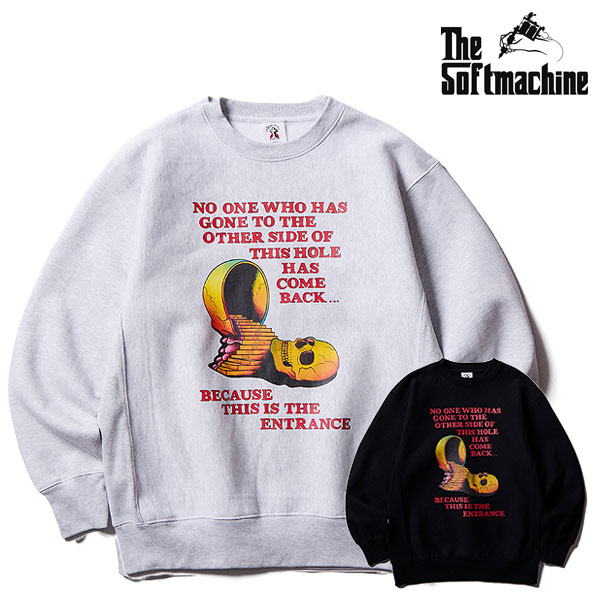 20％OFF SALE セール ソフトマシーン SOFTMACHINE HOLE SWEAT(CREW NECK SWEAT) soft25aw-holesw メンズ スウェット 送料無料