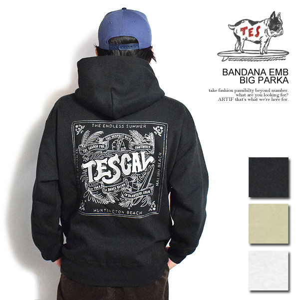 エンドレスサマー The Endless Summer TES BANDANA EMB BIG PARKA c-23774309 メンズ パーカー プルオーバー 送料無料 ストリート