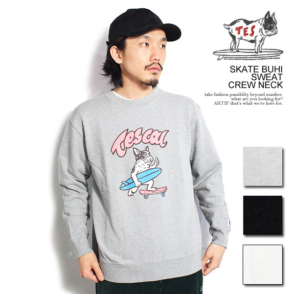 エンドレスサマー The Endless Summer TES SKATE BUHI SWEAT CREW NECK fh-23774341 メンズ 汗水 調教師 労働者の一団のど首 貨物輸送無料 表どおり