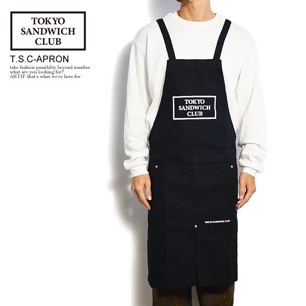 楽天市場 トウキョウサンドウィッチクラブ Tokyo Sandwich Club T S C Apron Tsc 0006 レディース メンズ エプロン ワークエプロン H型エプロン 送料無料 ストリート おしゃれ かっこいい カジュアル ファッション Tsc Nisky