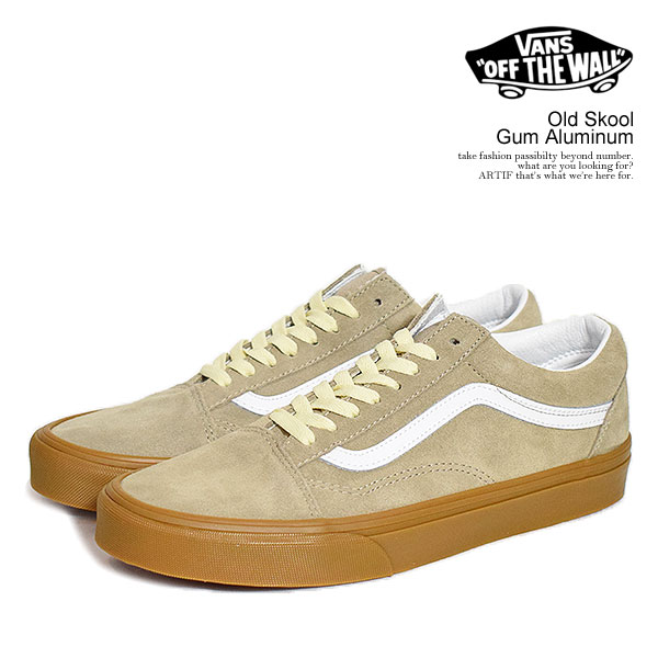 ヴァンズ VANS Old Skool Gum Aluminum vn000d6w1o3 メンズ スニーカー オールドスクール スエード ガムソール シューズ バンズ 送料無料 ストリート