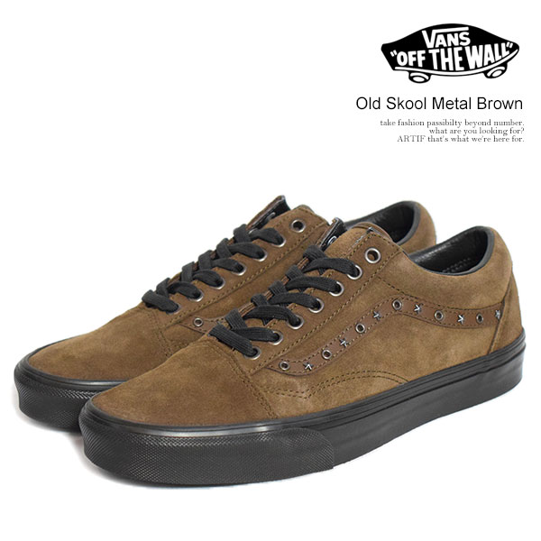 ヴァンズ VANS Old Skool Metal Brown vn000d9ybro メンズ スニーカー オールドスクール スエード シューズ バンズ 送料無料 ストリート