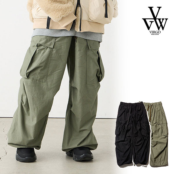ヴァルゴウェアワークス VIRGOwearworks TANKER WIDE CARGO PANTS vg-pt-448 メンズ ズボン下 貨物輸送無料