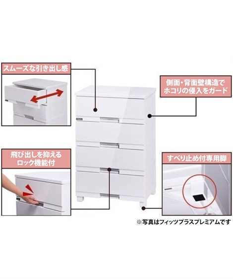 ニッセン ハートチェスト 白-