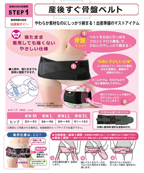 楽天市場 犬印本舗 ママ 産後 産後すぐ 骨盤 ベルト 肌着 インナー ブラック Ll 3l ニッセン Nissen ニッセン 楽天市場店