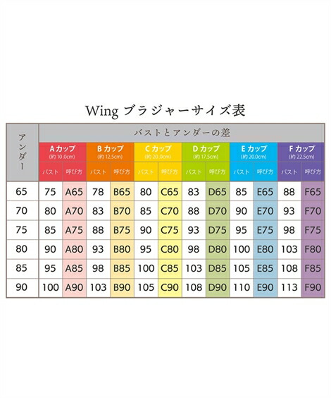 楽天市場 ワコール ブラジャー ワイヤー入り レディース Wing Wacoal ウイング カップブラ 脇すっきり カップ別設計でなりたい胸に きれいのブラ 贅沢スリムtype チャコールグレー パープル ピンク ブラック C65 D85 ニッセン Nissen ニッセン 楽天市場店