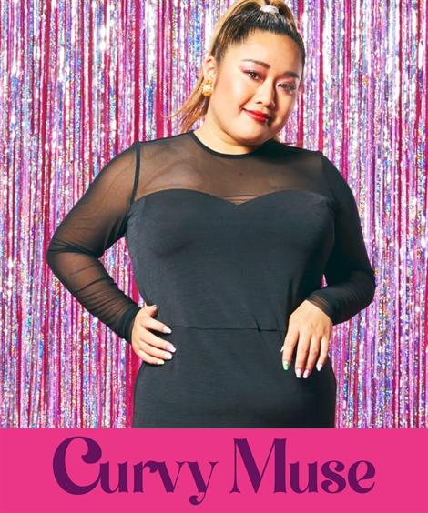 ワンピース 大きいサイズ デコルテシースルーロングワンピース Curvy Muse ニッセン Nissen Sogarage Com