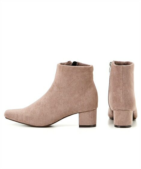 1197円 爆買い ショートブーツ レディース センターシーム デザイン ストレッチ オーク グレー ブラック 22 0 22 5 23 0 23 5 24 24 5cm 靴 シューズ ニッセン Nissen