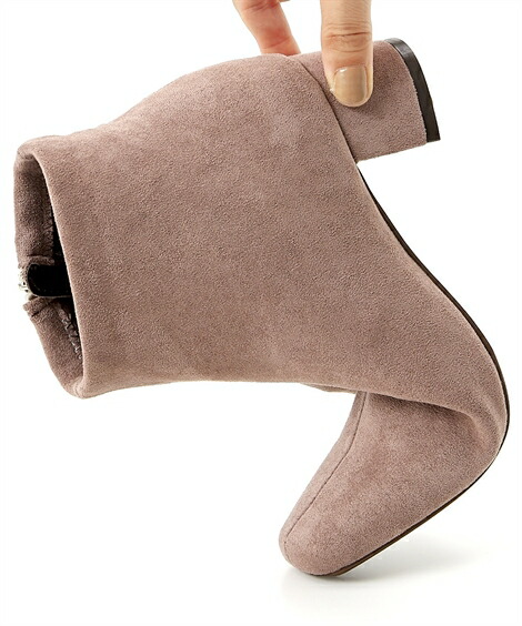 1197円 爆買い ショートブーツ レディース センターシーム デザイン ストレッチ オーク グレー ブラック 22 0 22 5 23 0 23 5 24 24 5cm 靴 シューズ ニッセン Nissen