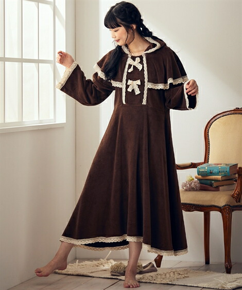 パジャマ ルームウェア 童話シリーズ ふわぬくフリース ルームドレスワンピース ニッセン Nissen Agam Tavniyot Co Il