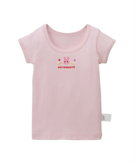 肌着|ミキハウスホットビスケッツ半袖肌着Tシャツ_ニッセン_nissen