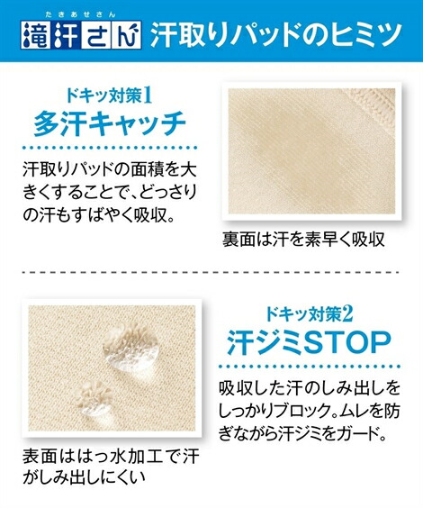 Sale 66 Off インナー メンズ 滝汗さん 汗取りパッド付 クルーネック 長袖 2枚組 吸汗速乾 接触冷感 抗菌防臭 Uvカット オフホワイト 黒 M L Ll ニッセン Nissen Www Yourrequestentertainment Com
