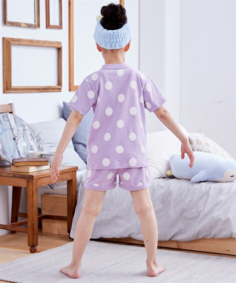 市場 パジャマ 綿１００ 総柄プリントショートパンツパジャマ