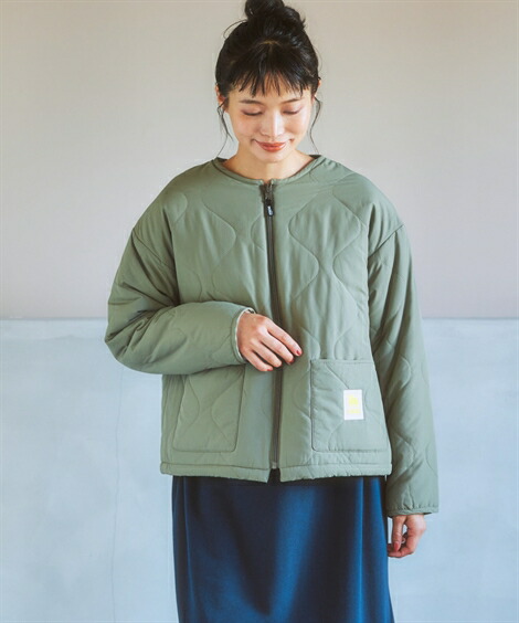 ジャケット・ブルゾン|moz(モズ)中綿キルティングリバーシブルブルゾン_ニッセン_nissen