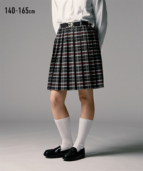 楽天市場】 ミニ チェック 制服 プリーツ スクール インナー付き