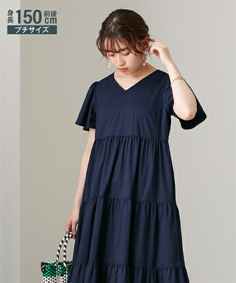 楽天市場】ワンピース ロング マキシ 小さいサイズ レディース