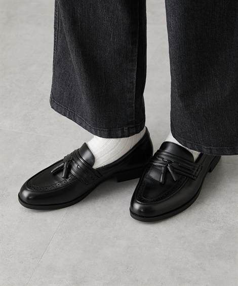 楽天市場】タッセル ローファー ビジネスシューズ スリッポン ドレス