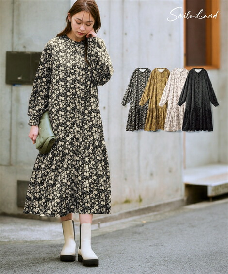楽天市場】ワンピース ロング マキシ シニア ファッション 微 楽天市場】ワンピース ロング マキシ シニア ファッション 微