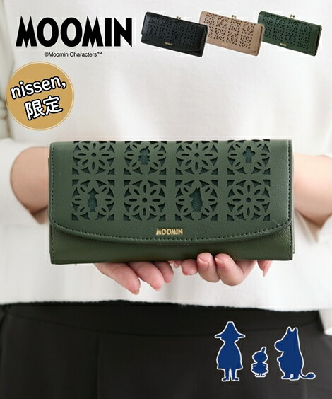 楽天市場】【ベルメゾン】 ムーミン/MOOMIN genten レザー長財布