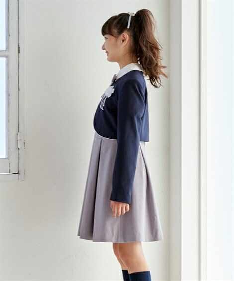 国内配送 フォーマルワンピース フォーマルスーツフォーマルスーツ２点セット ボレロ ワンピース 女の子 子供服 ジュニア服 ニッセン Nissen Fucoa Cl