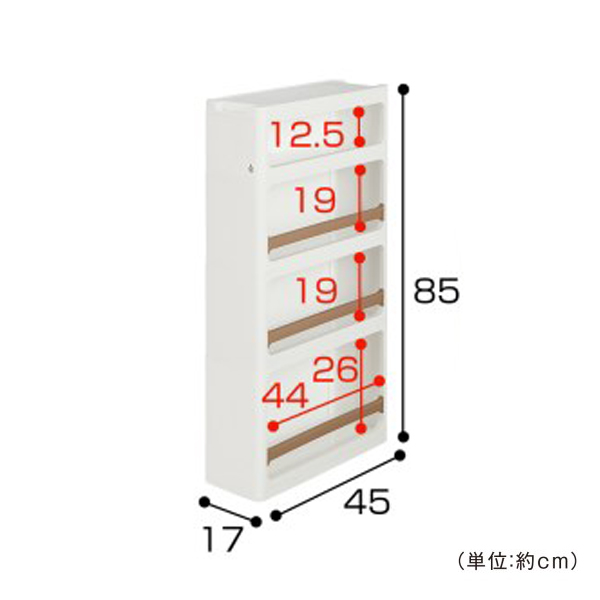 楽天市場 ニッセン Nissen タイプが選べるすき間ストッカー 幅17cm すき間収納 隙間収納 すきま収納 キッチン収納 スリム スマートワゴン キッチンワゴン ランドリーラック キャスター付き 幅17cm ラックタイプ 送料無料 Kagulie By Nissen