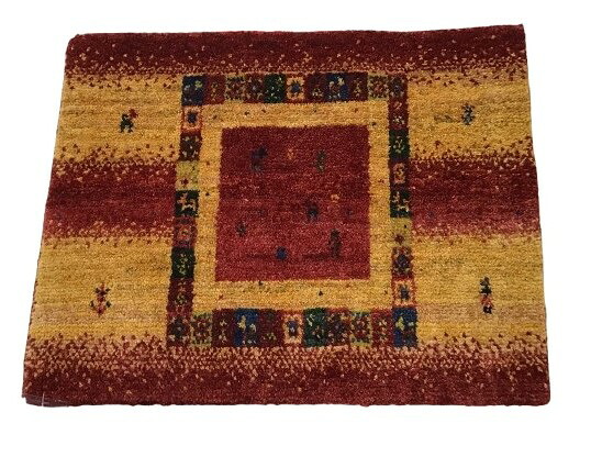送料無料 ギャベ ギャベマット ギャッベ ギャッベマット 玄関マット ウール100% イラン製 53&times;68cm｜家具のニッシキ店