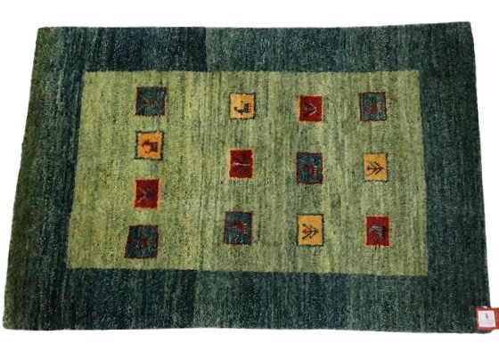 送料無料 ギャベ ギャベマット ギャッベ ギャッベマット ウール100% イラン製 118&times;79cm｜家具のニッシキ店