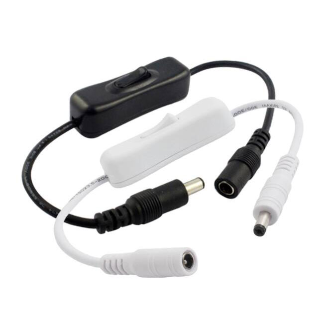 最大96%OFFクーポン DC スイッチ付きケーブル 12v〜24v 6Aまで LEDテープライト用DCジャックケーブル ON OFF LEDテープ用  コネクターledライト ledテープ 自作DIY